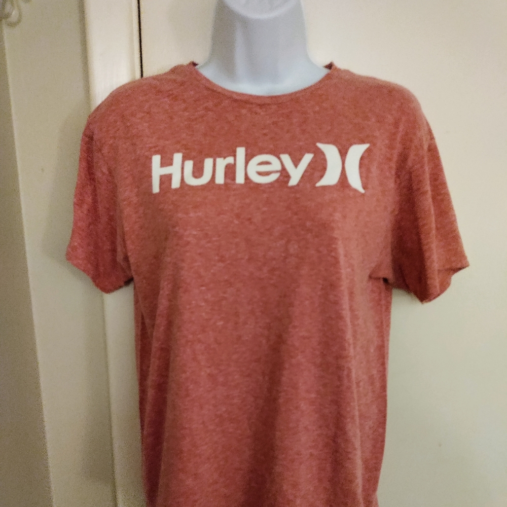 💸Last Chance - Stonewashed Dusty Rose Colored Hurley T (unisex Sz.M 10-12 yrs.)